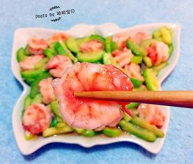 虾仁吃瓜图片,夏日清爽美食新搭配